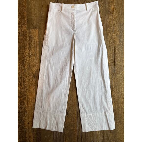 Theory Organic Crunch Linen Fluid Pant - Picture 5 of 13